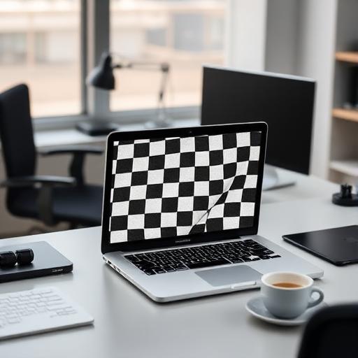 MacBook Chess Case Lifestyle